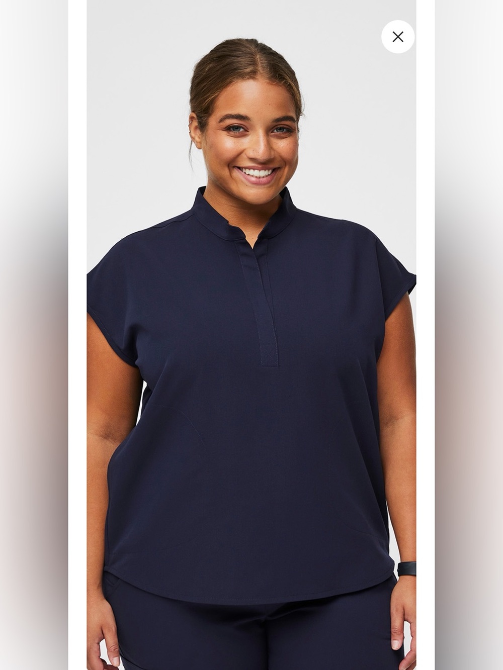 Figs Rafaela Oversized Scrub Top / L